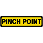 Pinch Point Decals, Pack of 5