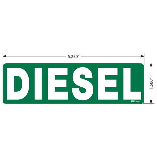 Diesel Decals, Pack of 10