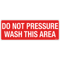 Do Not Pressure Wash Decals, Pack of 10