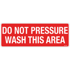 Do Not Pressure Wash Decals, Pack of 10