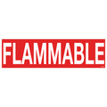 Flammable Decals - 4.12" x 14.8", Pack of 5