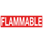 Flammable Decals - 4.12" x 14.8", Pack of 5