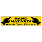 Watch Your Fingers Decals, Pack of 5
