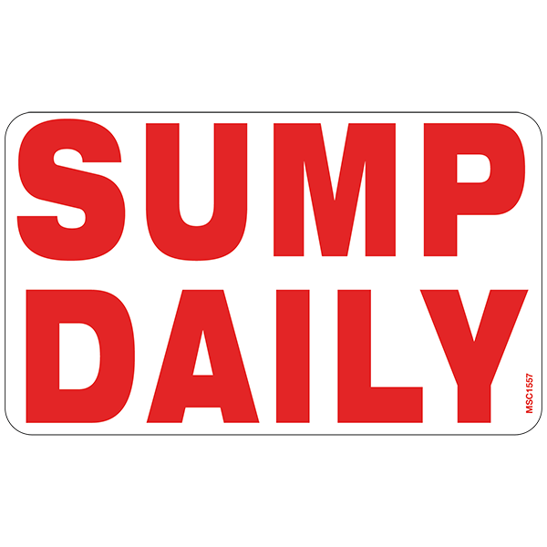 Sump Daily Decals, Pack of 10