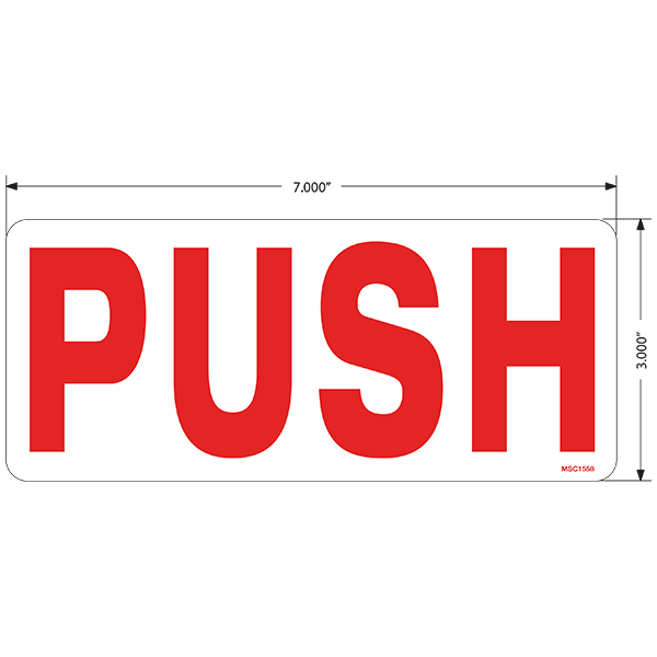 Push Decals, Pack of 10