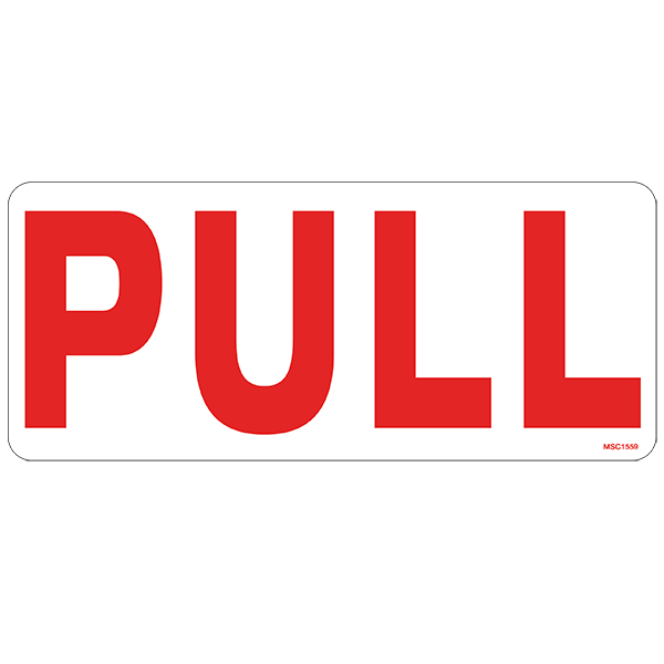 Pull Decals, Pack of 10