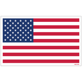 American Flag Decals - Right, Pack of 10