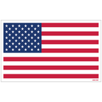 American Flag Decals - Right, Pack of 10