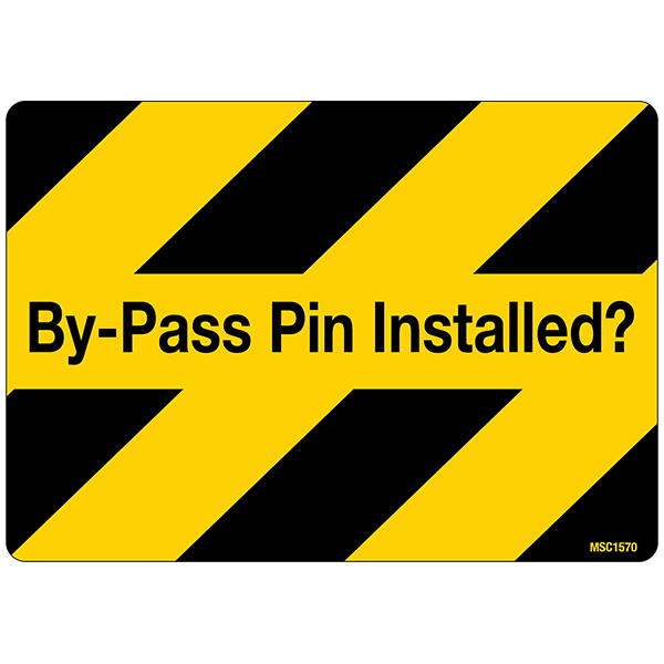 By-Pass Pin Installed Decals, Pack of 10