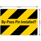 By-Pass Pin Installed Decals, Pack of 10