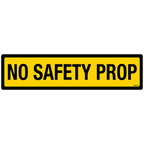 No Safety Prop Decals, Pack of 5