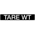 Tare Wt Decals, Pack of 5