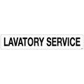 Lavatory Service Decals, Pack of 5