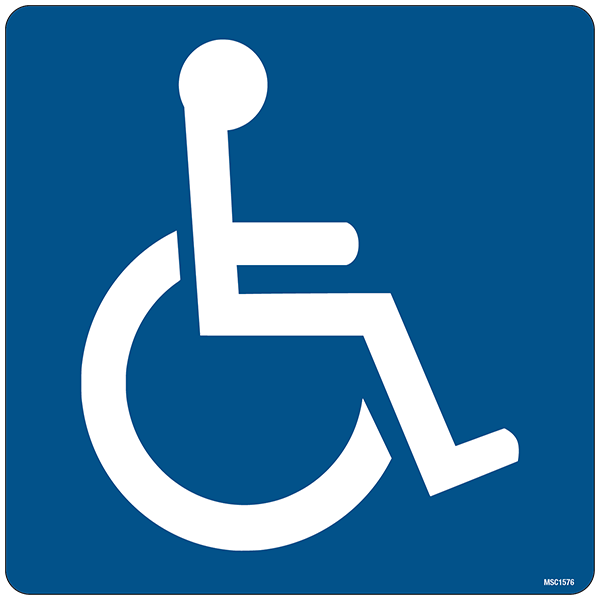 Handicapped Decals, Pack of 10