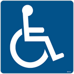 Handicapped Decals, Pack of 10