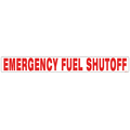 Emergency Fuel Shutoff Decals, Pack of 5