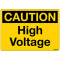 Caution High Voltage Decals, Pack of 10