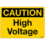 Caution High Voltage Decals, Pack of 10