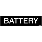 Battery Decals, Pack of 10