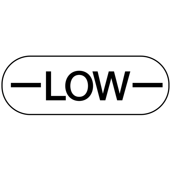 Hi Low Off Sticker Low Decals, Pack of 10 – Ms. Carita
