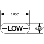 Low Decals, Pack of 10