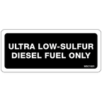 Ultra Low-Sulfur Diesel Fuel Only Decals, Pack of 10