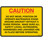 Caution Do Not Move Decals, Pack of 5